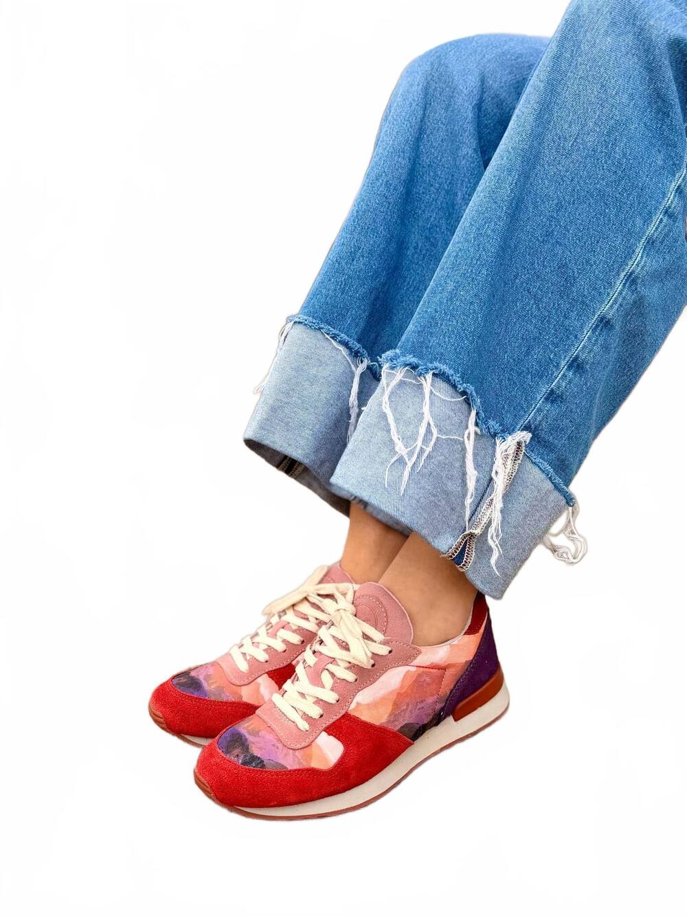 NEW INKKAS women's andes jogger sneaker in sunset